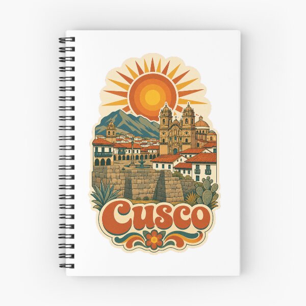 Item preview, Cusco Peru Travel Souvenir - Retro Illustration designed and sold by VisualArtsOasis.