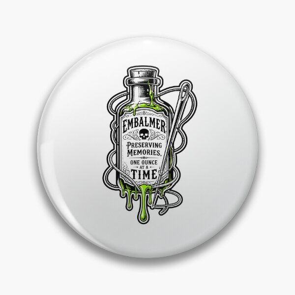 Item preview, Embalmer Preserving Memories One Ounce At A Time Vintage Bottle Syringe designed and sold by CleverRaccoon.