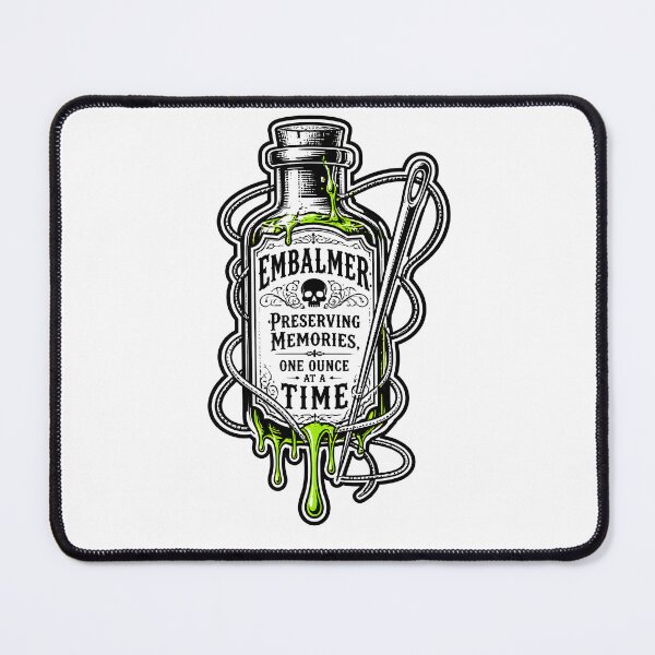 Item preview, Embalmer Preserving Memories One Ounce At A Time Vintage Bottle Syringe designed and sold by CleverRaccoon.