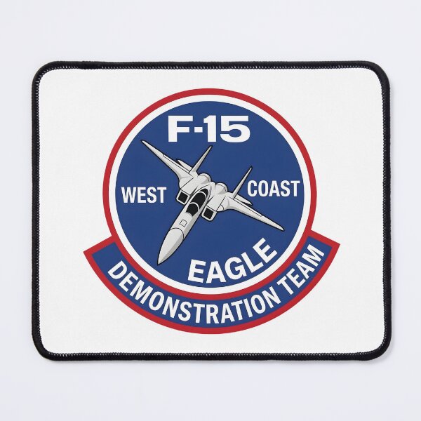 Item preview, USAF F-15 West Coast Eagle Demonstration Team Patch designed and sold by CharlieDesings.