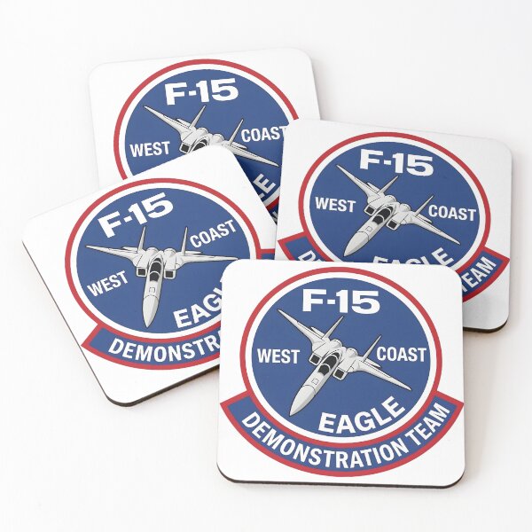 Item preview, USAF F-15 West Coast Eagle Demonstration Team Patch designed and sold by CharlieDesings.