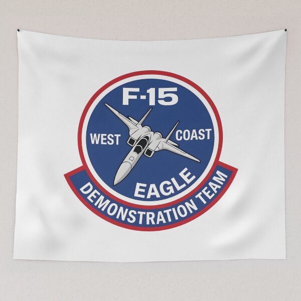Item preview, USAF F-15 West Coast Eagle Demonstration Team Patch designed and sold by CharlieDesings.
