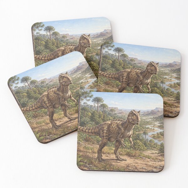 Item preview, Realistic Allosaurus Paleoart, Jurassic Dinosaur Illustration II designed and sold by Yaremchuk.