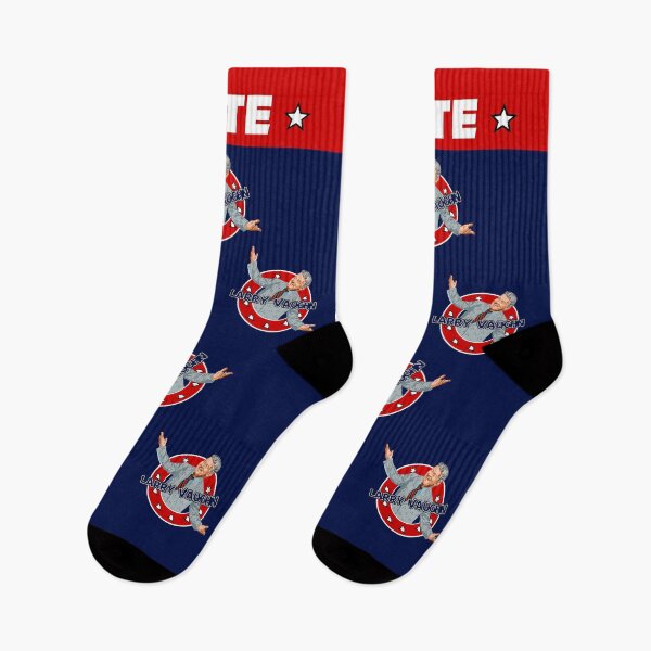 Item preview, Vote Larry Jaws Mayor Blue Socks designed and sold by Bobby-Dazzler.