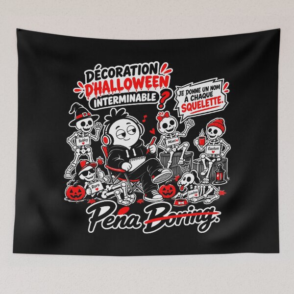 Item preview, Funny Halloween T-shirt – Endless decorating? I'm giving each skeleton a name designed and sold by J-Impression.