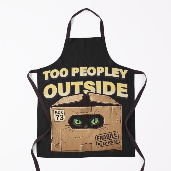 Item preview, Too Peopley Outside - Introvert Cat designed and sold by StellarBees.