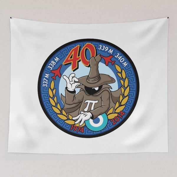 Item preview, Hellenic Air Force A-7 Corsair II 40th Anniversary Commemorative Patch designed and sold by CharlieDesings.