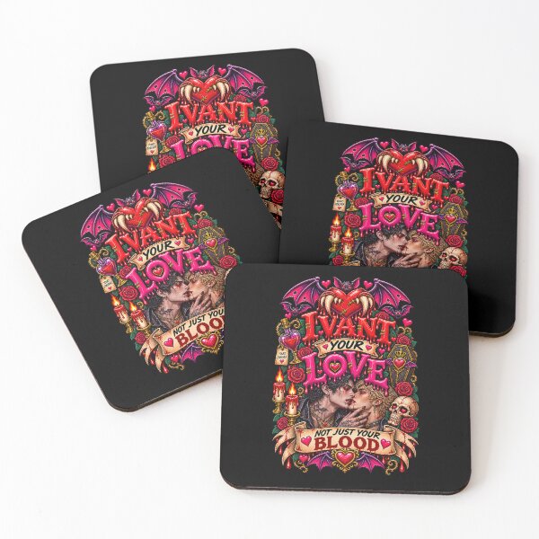 Item preview, DARK LOVE ❤️ - MONSTER ROMANCE COLLETION -  VAMPIRE LOVE - I VANT YOUR LOVE - NOT JUST YOUR BLOOD - GAY PRIDE v2 designed and sold by WheelieGdArt.