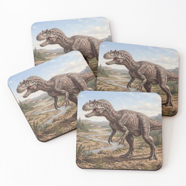 Item preview, Realistic Allosaurus Paleoart, Jurassic Dinosaur Illustration III designed and sold by Yaremchuk.