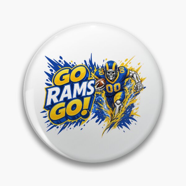 Item preview, Go Rams Go! Los Angeles Rams Football Fan #0089 designed and sold by GLUVY-THEME.