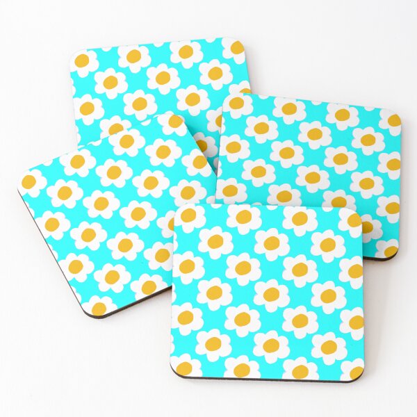 Item preview, Tourquoise Retro Flower designed and sold by shannondoucette.