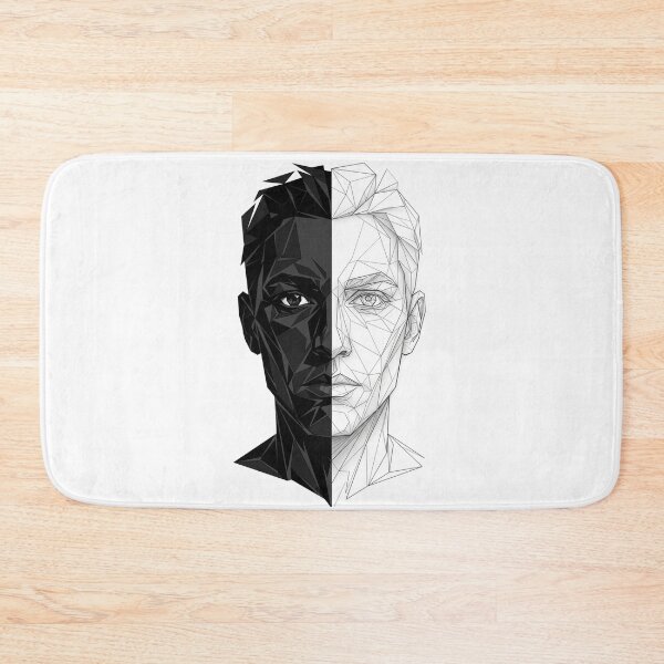 Item preview, Split Face Low Poly Geometric Line Art Poster designed and sold by  Color & Form.