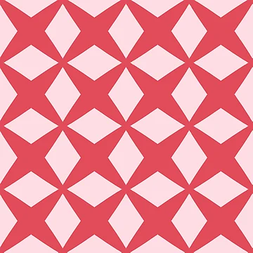 Artwork thumbnail, Pink Geometric Star Tile Seamless Pattern by SbRandomLab