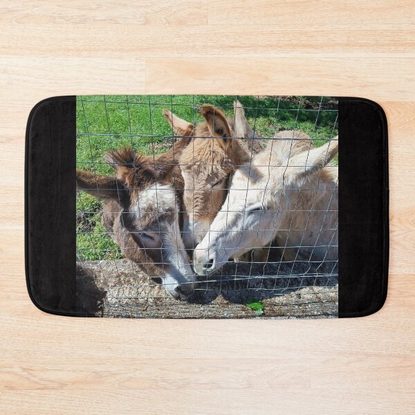 Item preview, Three Adorable Donkeys Snuggling Together - Farm Animals Love designed and sold by EpicVistas.