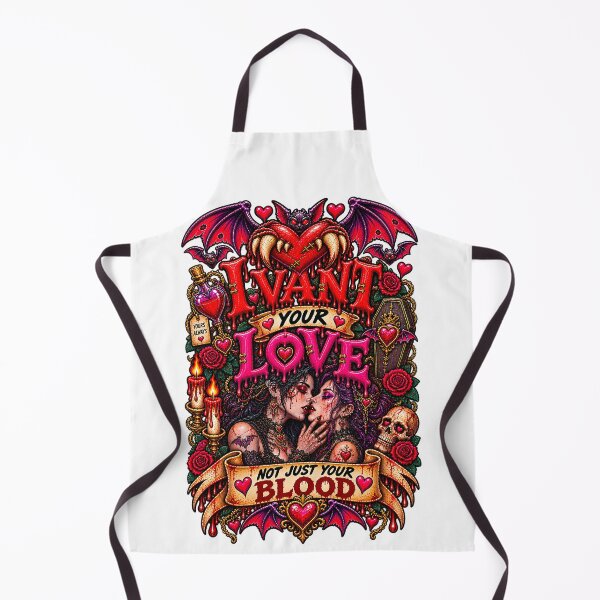 Item preview, DARK LOVE ❤️ - MONSTER ROMANCE COLLETION - VAMPIRE LOVE - I VANT YOUR LOVE - NOT JUST YOUR BLOOD - LESBIAN PRIDE designed and sold by WheelieGdArt.