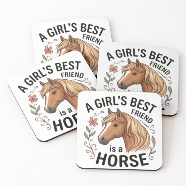 Item preview, A Girl's Best Friend Is a Horse — Equestrian & Horse Lover Design designed and sold by Tipsy24.