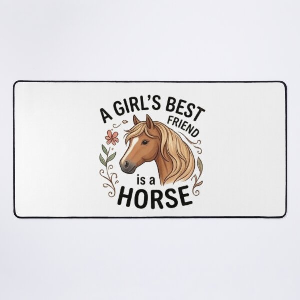 Item preview, A Girl's Best Friend Is a Horse — Equestrian & Horse Lover Design designed and sold by Tipsy24.