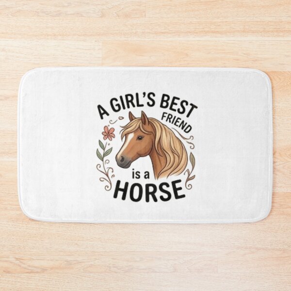 Item preview, A Girl's Best Friend Is a Horse — Equestrian & Horse Lover Design designed and sold by Tipsy24.