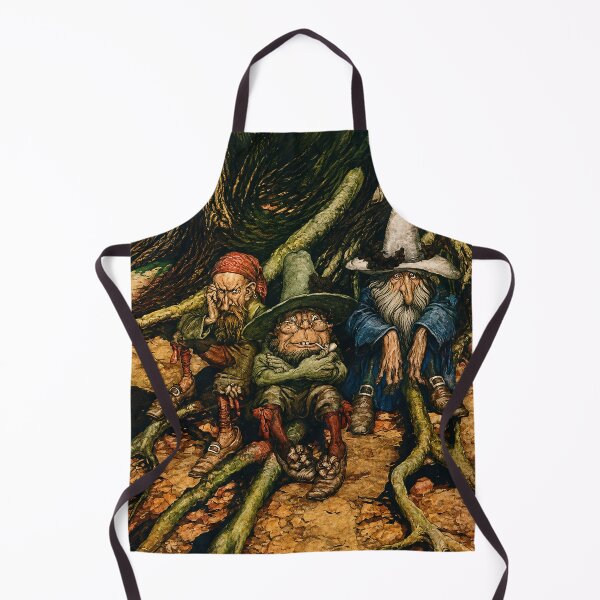 Item preview, Vintage Fantasy Wall Art, Rip Van Winkle Gnomes Print, Arthur Rackham Storybook Illustration designed and sold by RickE.