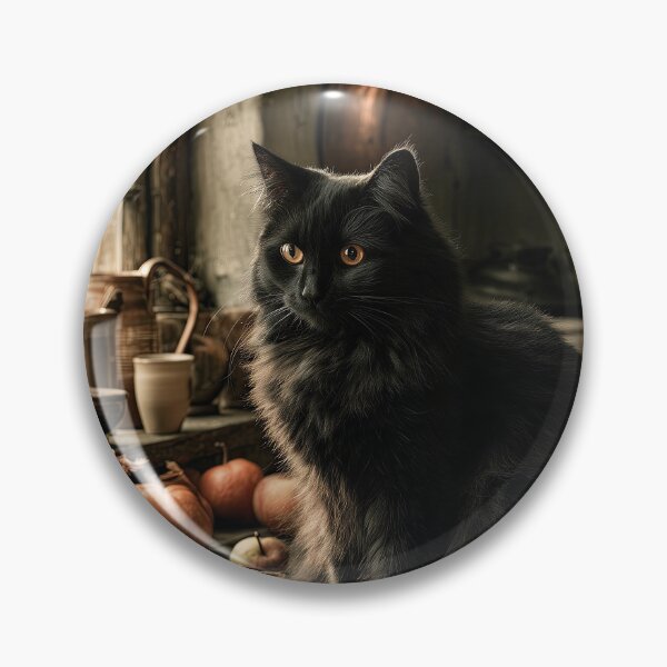 Item preview, Black Cat on a Rainy Autumn Morning designed and sold by Erika Kaisersot.
