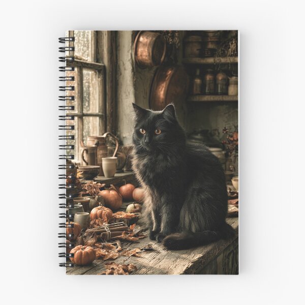 Item preview, Black Cat on a Rainy Autumn Morning designed and sold by Erika Kaisersot.