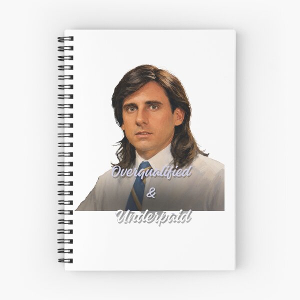 Item preview, Overqualified and Underpaid Retro Office Meme - Corporate Worker Humor designed and sold by Arcade&Binge.