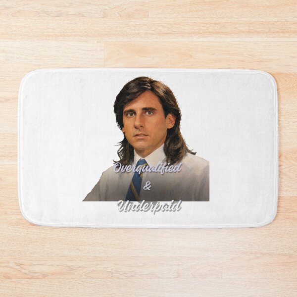 Item preview, Overqualified and Underpaid Retro Office Meme - Corporate Worker Humor designed and sold by Arcade&Binge.