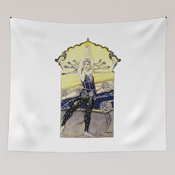 Item preview, Illustration of ballet dancer Vaslav Nijinsky by Manuel Orazi 1911 designed and sold by Hedrin.