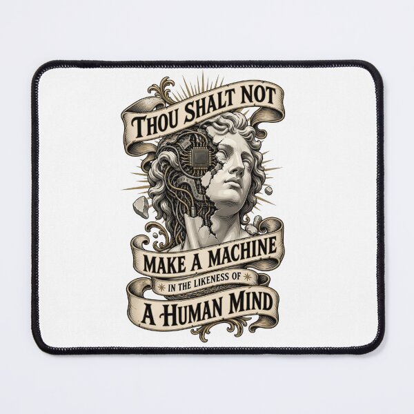 Item preview, Thou Shalt Not Make A Machine In The Likeness Of A Human Mind designed and sold by flory-baff-mint.