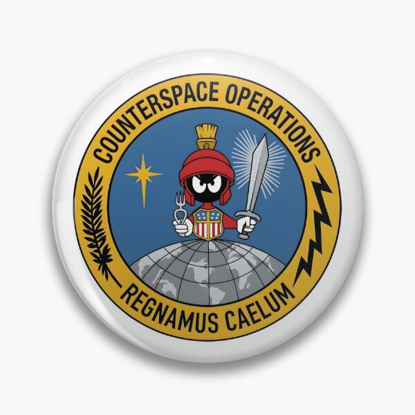 Item preview, USAF / USSF Counterspace Operations "Regnamus Caelum" Patch designed and sold by CharlieDesings.