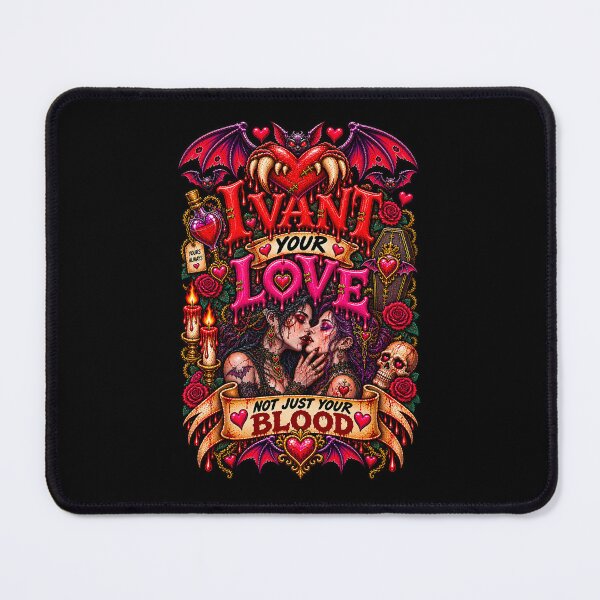 Item preview, DARK LOVE ❤️ - MONSTER ROMANCE COLLETION - VAMPIRE LOVE - I VANT YOUR LOVE - NOT JUST YOUR BLOOD - LESBIAN PRIDE v2 designed and sold by WheelieGdArt.