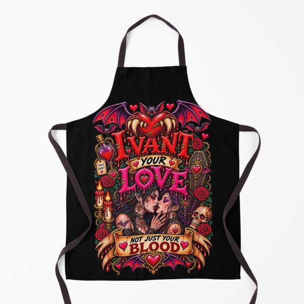 Item preview, DARK LOVE ❤️ - MONSTER ROMANCE COLLETION - VAMPIRE LOVE - I VANT YOUR LOVE - NOT JUST YOUR BLOOD - LESBIAN PRIDE v2 designed and sold by WheelieGdArt.