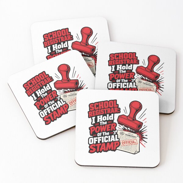 Item preview, School Registrar I Hold The Power Of The Official Stamp Transcript designed and sold by CleverRaccoon.