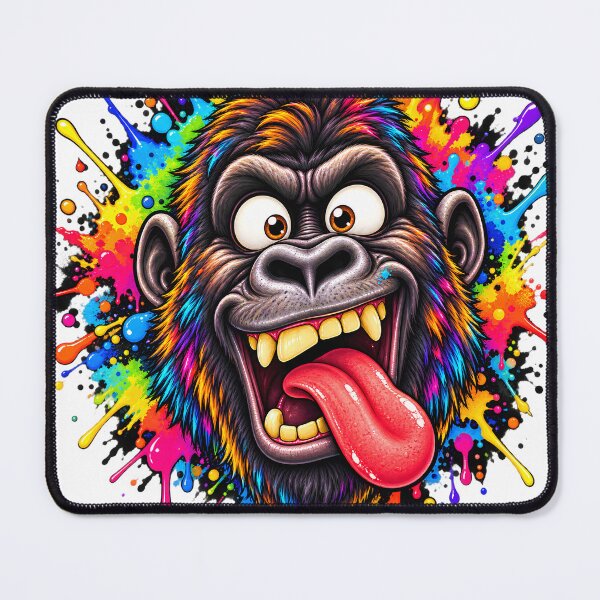 Item preview, Funny Colorful Gorilla Splash Art designed and sold by SurrealSproutz.