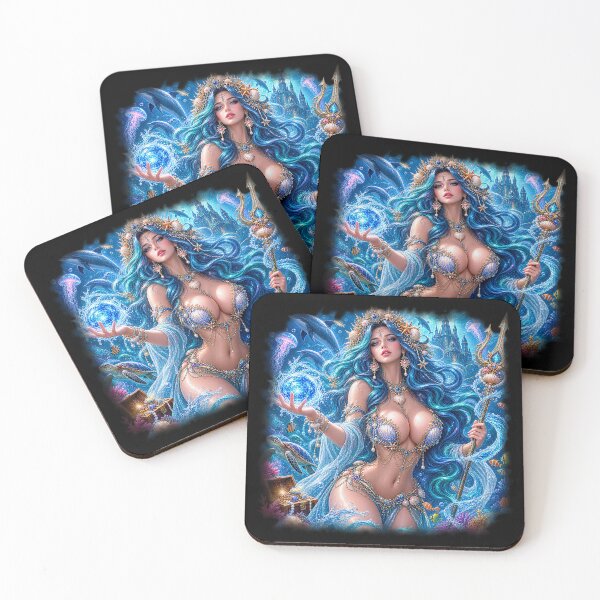 Item preview, Water Enchantress – Goddess of the Ocean and Sea Magic designed and sold by TroviTutto.