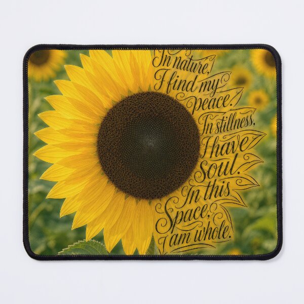 Item preview, Sunflower in a Field with Inspirational Quote designed and sold by Maria Dryfhout.
