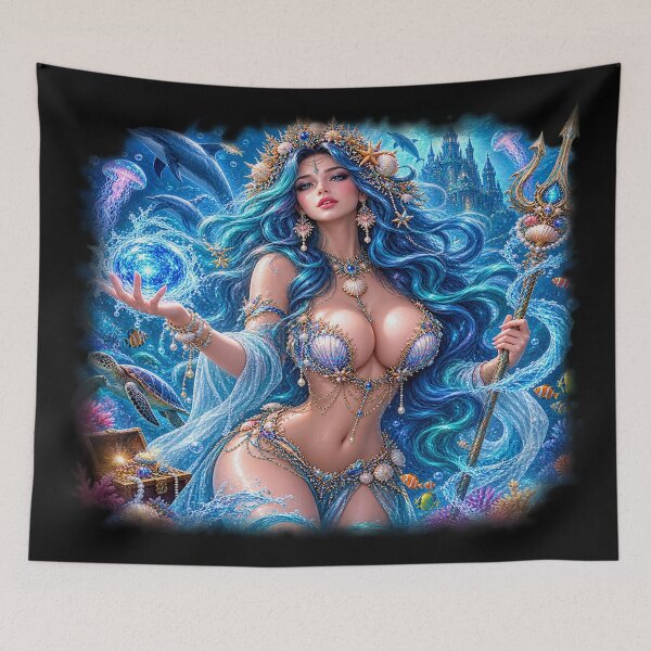 Item preview, Water Enchantress – Goddess of the Ocean and Sea Magic designed and sold by TroviTutto.