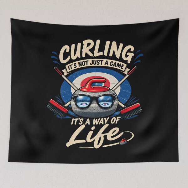 Item preview, Curling - It's Not Just a Game It's a Way of Life designed and sold by SidTastic .