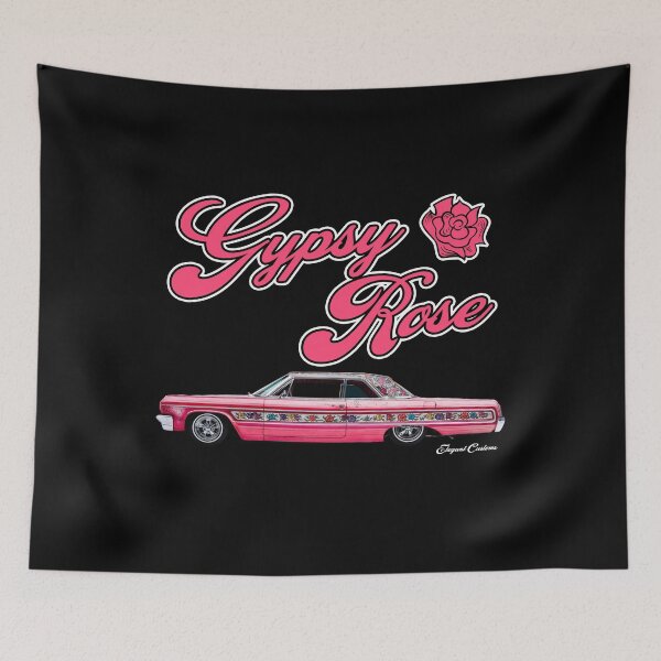 Item preview, 1964 Impala Gypsy Rose side w text - Lowrider, Kustom, Hot Rod, Muscle Car designed and sold by Elegant Customs.