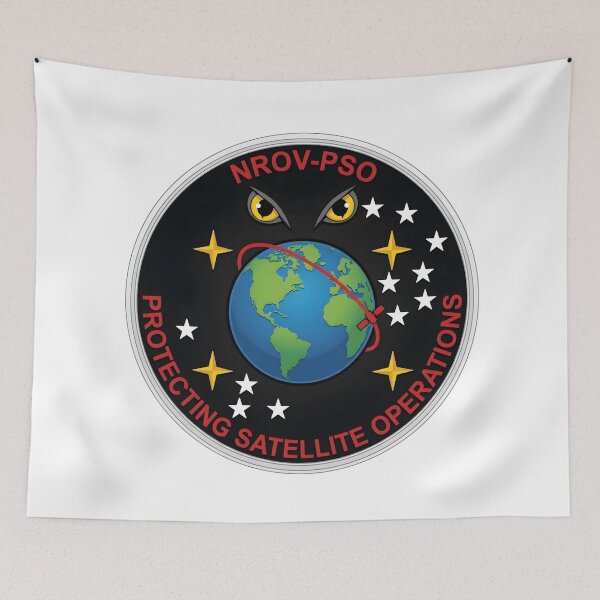 Item preview, US National Reconnaissance Office NROV-PSO Protecting Satellite Operations Patch designed and sold by CharlieDesings.