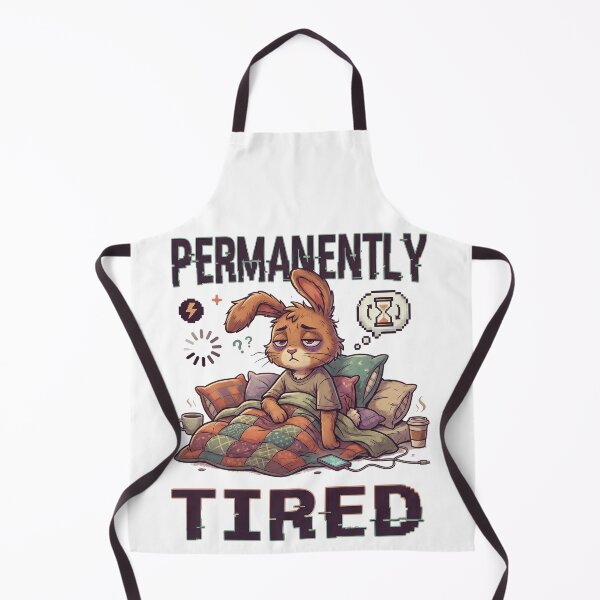 Item preview, Permanently Tired - Tired Bunny designed and sold by StellarBees.