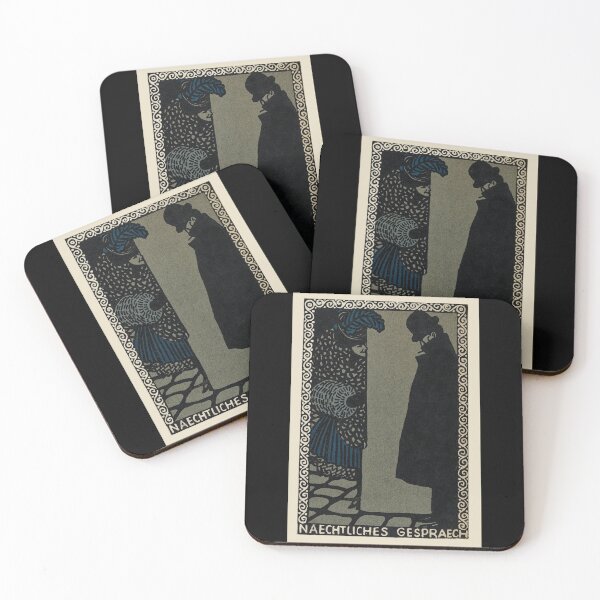 Item preview, Vintage  color lithograph,  Nightly Conversations. designed and sold by stevepaint.
