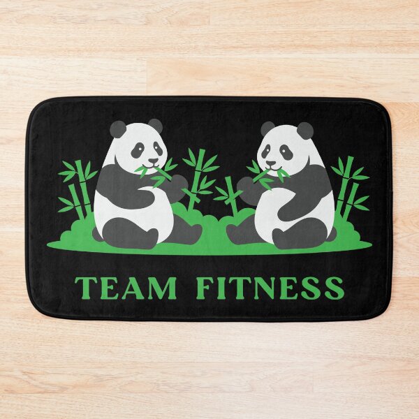 Item preview, Funny Panda Bears Team Fitness Vector Typography Logo designed and sold by ZUMERI.