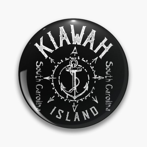 Artikelvorschau, Kiawah Island, South Carolina, SC – Nautische Kompassrose, Lazy Tide Vibe, Segelbootanker als Souvenir entworfen und verkauft von ArtByBollwitt.