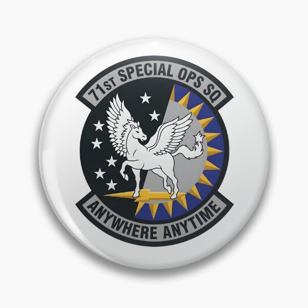 Item preview, USAF 71st Special Operations Squadron "Anywhere Anytime" Patch designed and sold by CharlieDesings.