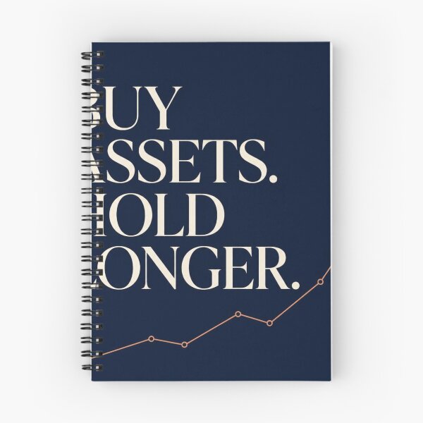 Item preview, COMPRA ACTIVOS Y CONSERVALOS POR MÁS TIEMPO — Póster editorial financiero minimalista designed and sold by Zaramodo.