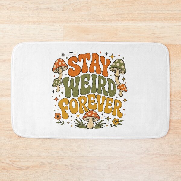 Item preview, Stay Weird Forever - Retro Mushroom designed and sold by Side Quest Co..