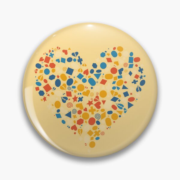 Item preview, Colorful Heart Mosaic designed and sold by TexSta.