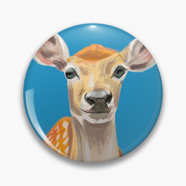 Item preview, Fallow Deer Doe Digital Painting designed and sold by Static.Alien.