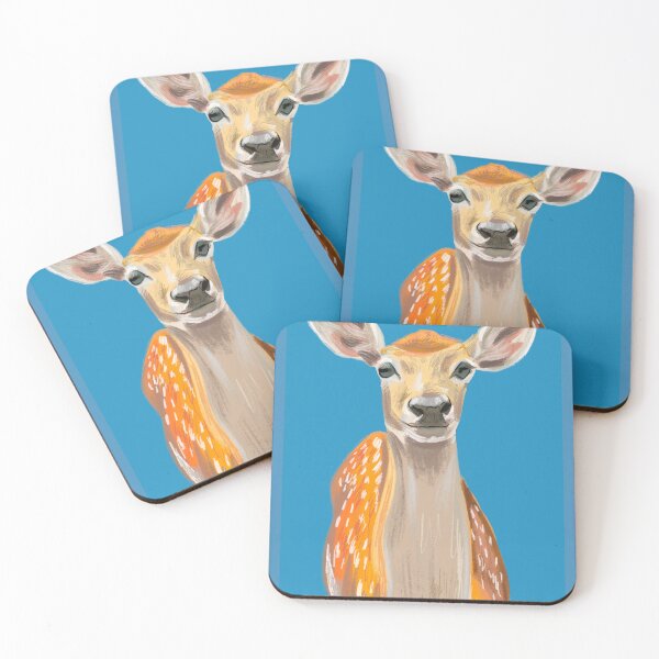 Item preview, Fallow Deer Doe Digital Painting designed and sold by Static.Alien.